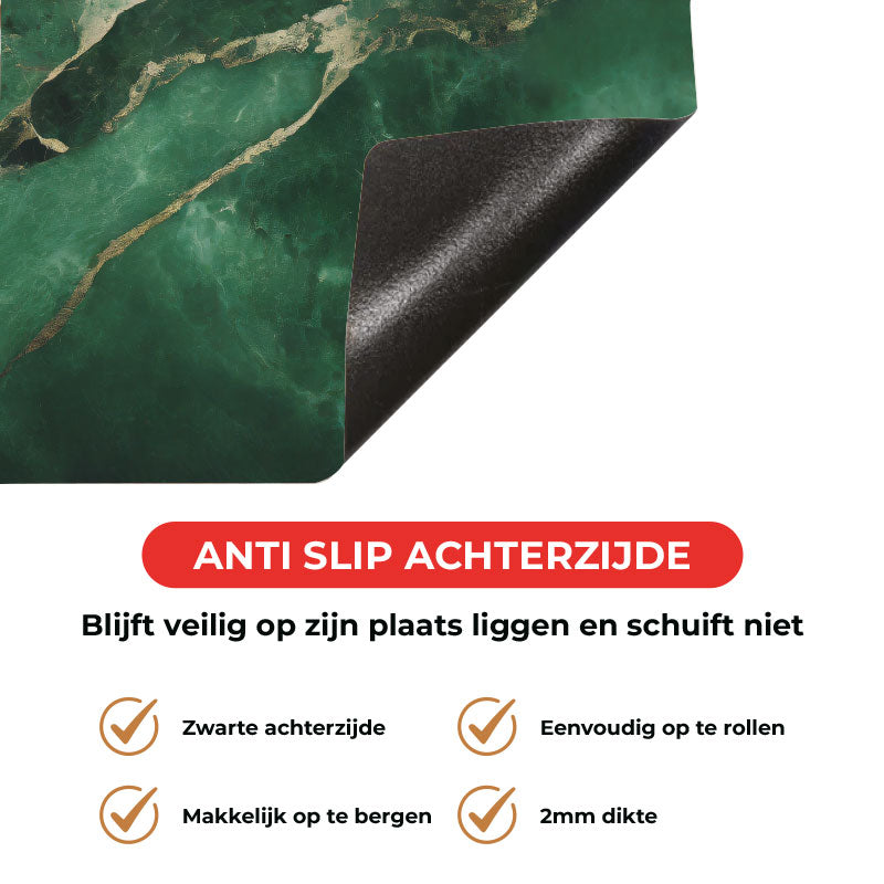 Inductie beschermer - Marmer Groen