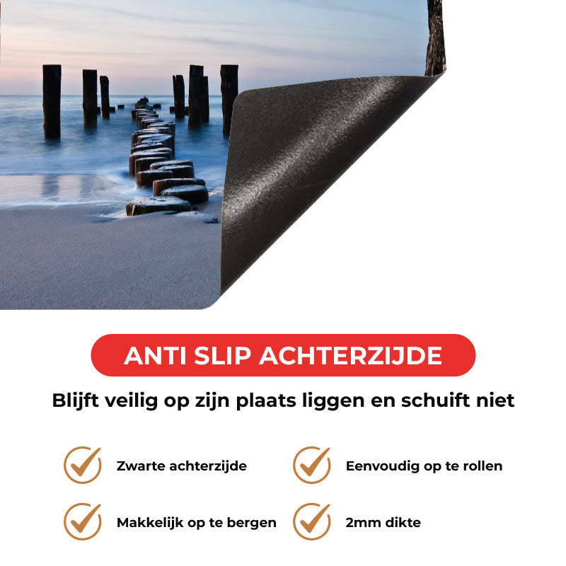 Inductie beschermer - Golfbreker op het strand