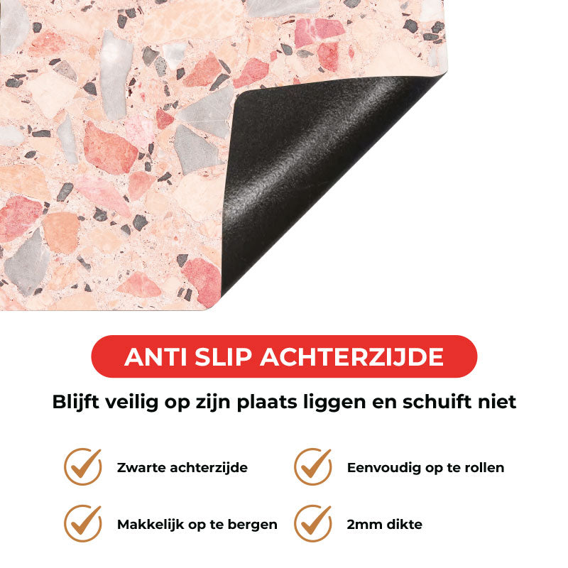Inductie beschermer - Terrazzo Pink Deluxe