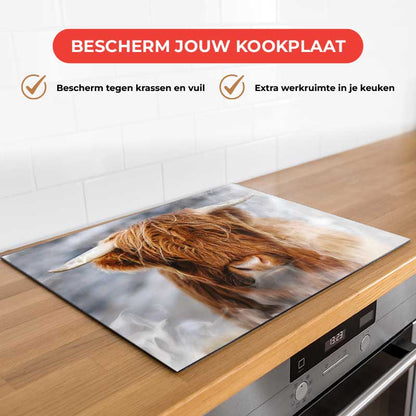 Inductie beschermer - Hooglander in mist