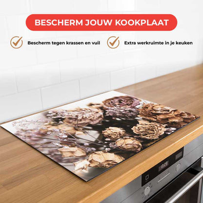 Inductie beschermer - Droogbloemen Autumn Touch