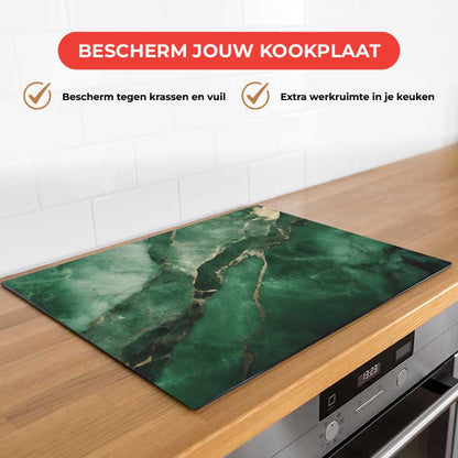 Inductie beschermer - Marmer Groen