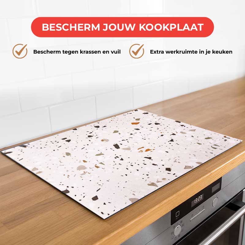 Inductie beschermer - Terrazzo Verona Soft
