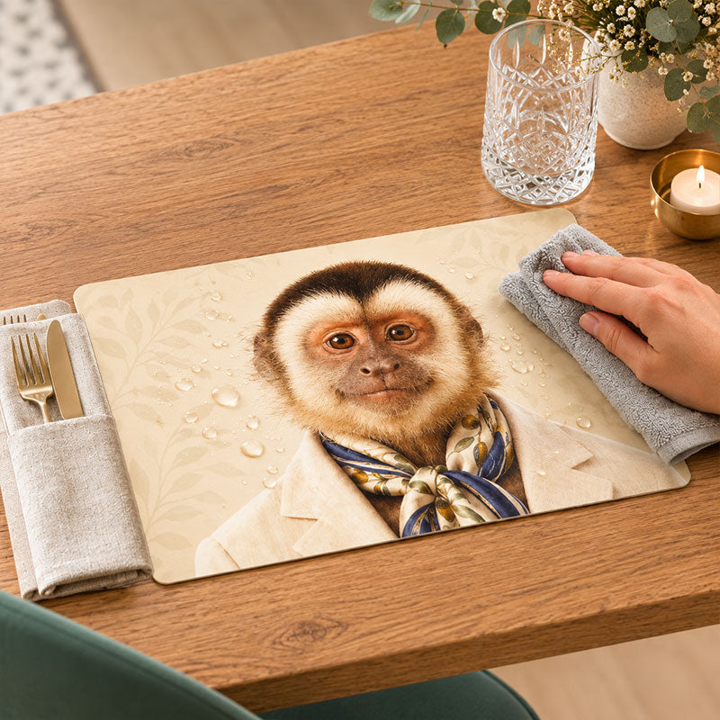 Makkelijk schoon te maken placemat van hoogwaardig vinyl van Kookio