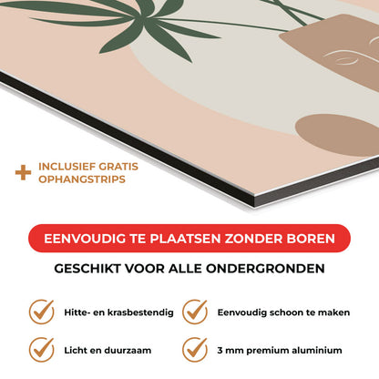 Spatscherm - Plant in vaas