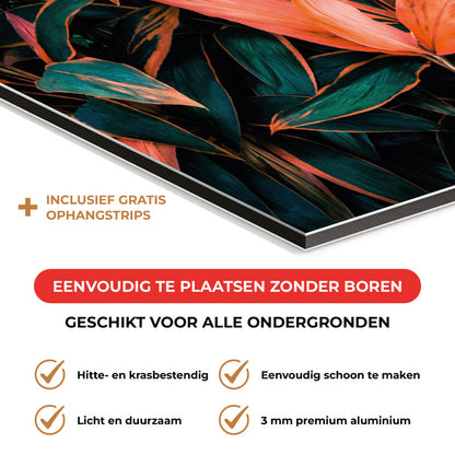 Spatscherm - Tropische bloem