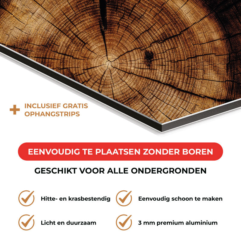 Spatscherm - Gekapte boom