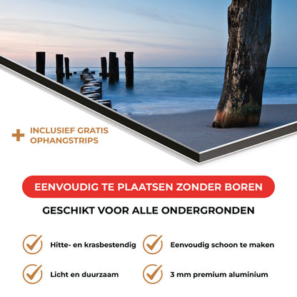 Spatscherm - Golfbreker op het strand