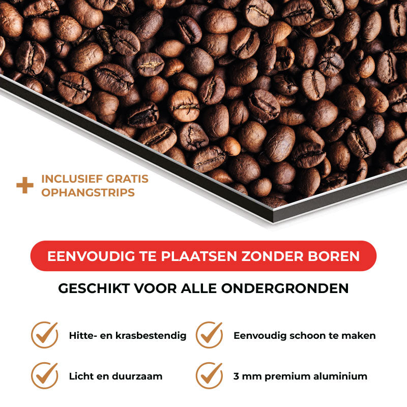 Spatscherm - Koffiebonen