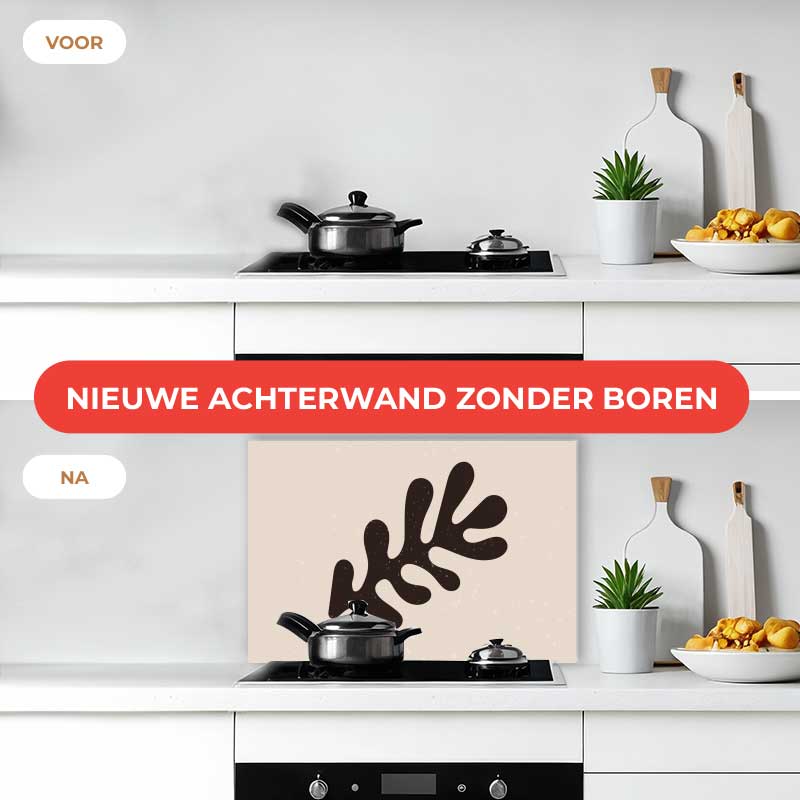 Spatscherm - Artistiek blad