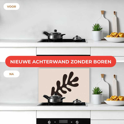 Spatscherm - Artistiek blad