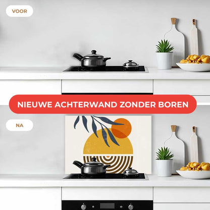 Spatscherm - Boho zonsondergang