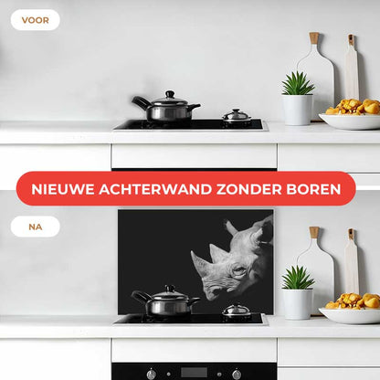 Spatscherm - Neushoorn