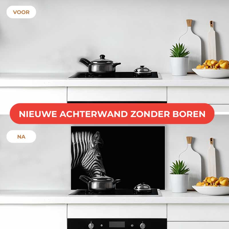 Spatscherm - Zebra