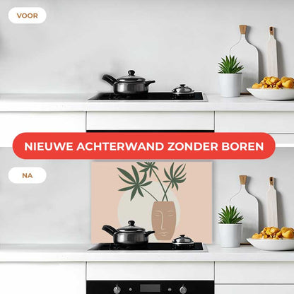 Spatscherm - Plant in vaas
