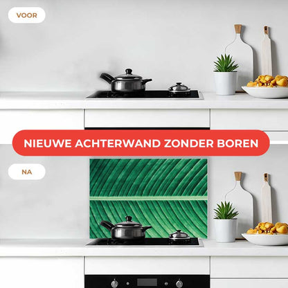 Spatscherm - Groen blad