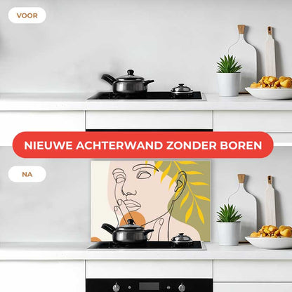 Spatscherm - Gracieuze vrouw