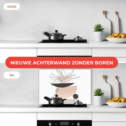 Spatscherm - Noordse bloem
