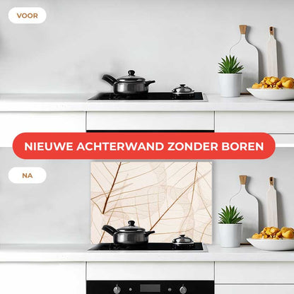 Spatscherm - Close-up van bladeren