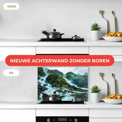 Spatscherm - Noordse waterval