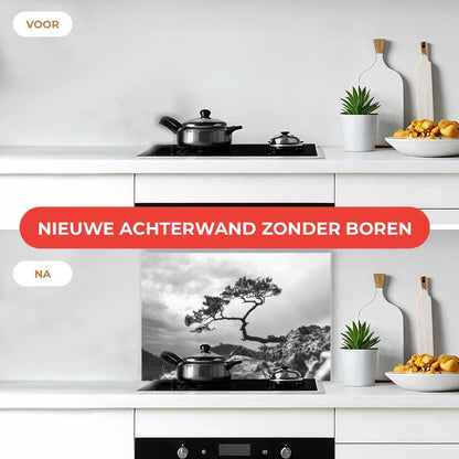 Spatscherm - Overhangende boom