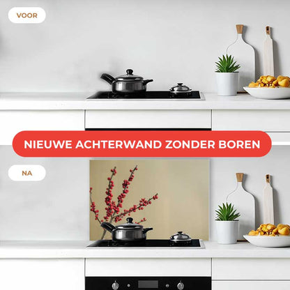 Spatscherm - Rode bessen
