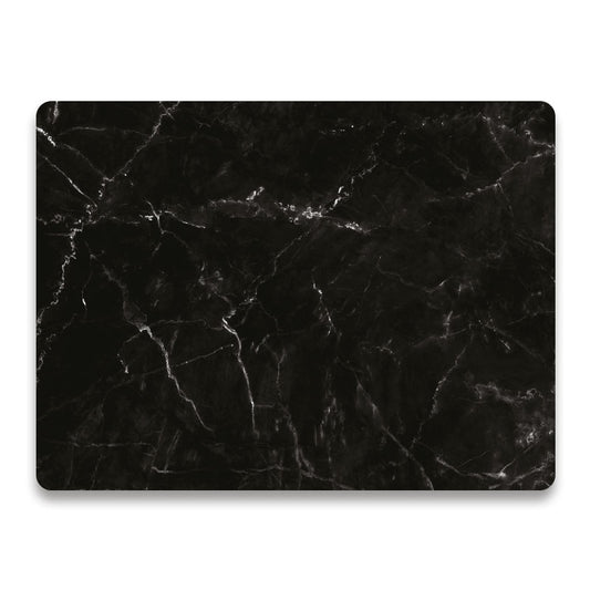 Marmer zwart luxe placemat vinyl van Kookio