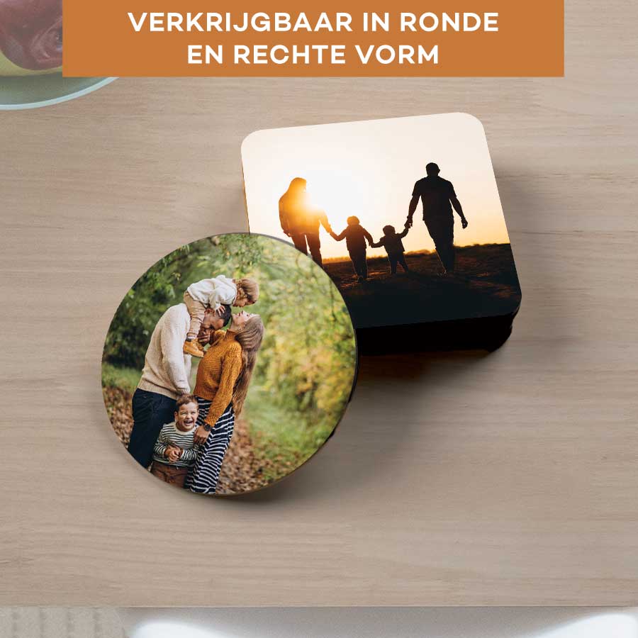 Onderzetters met eigen foto
