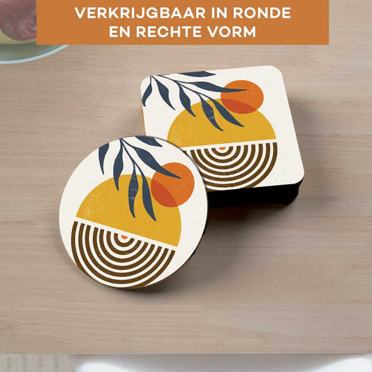 Onderzetter - Boho zonsondergang
