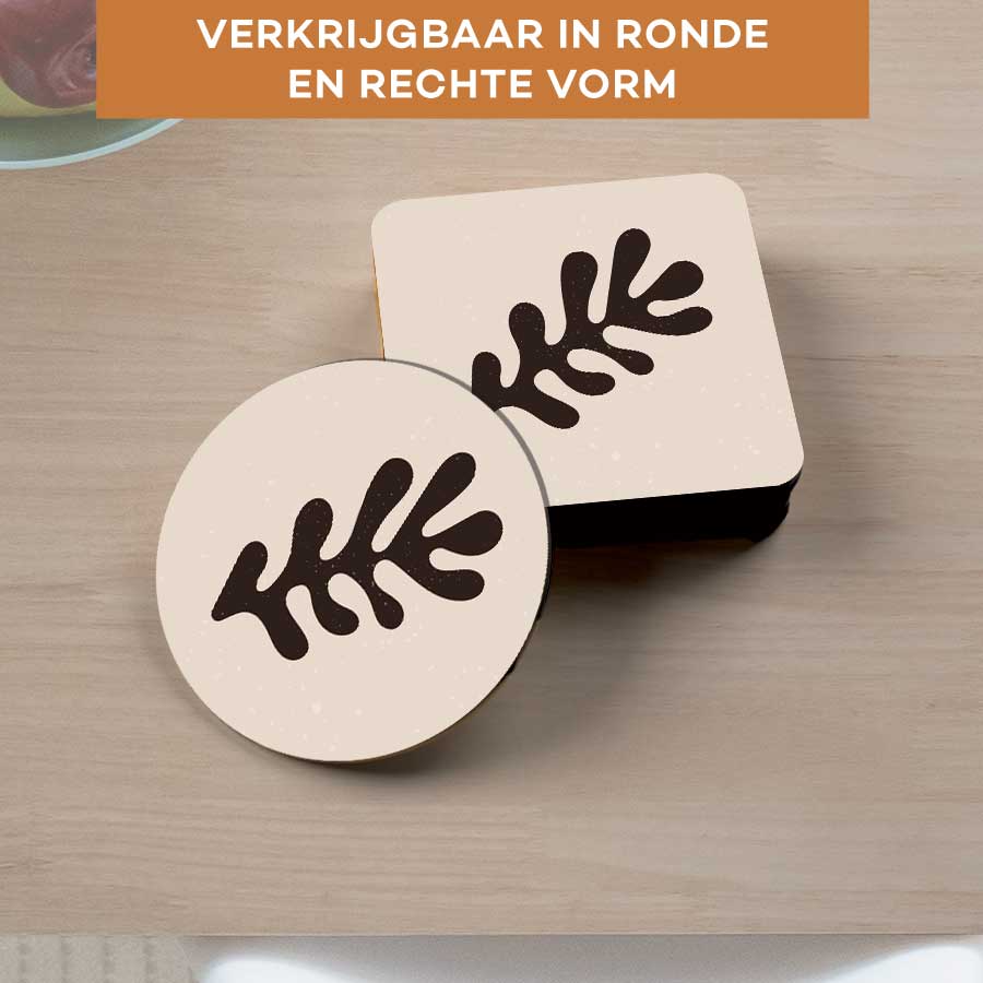 Onderzetter - Artistiek blad