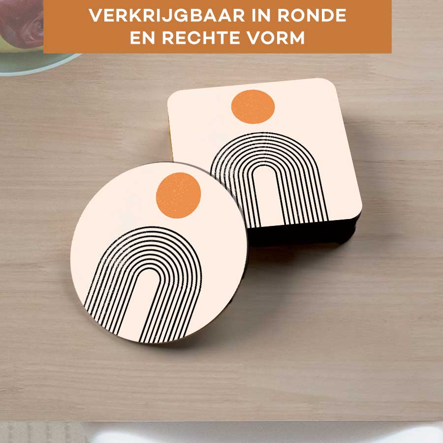 Onderzetter - Boho Regenboog