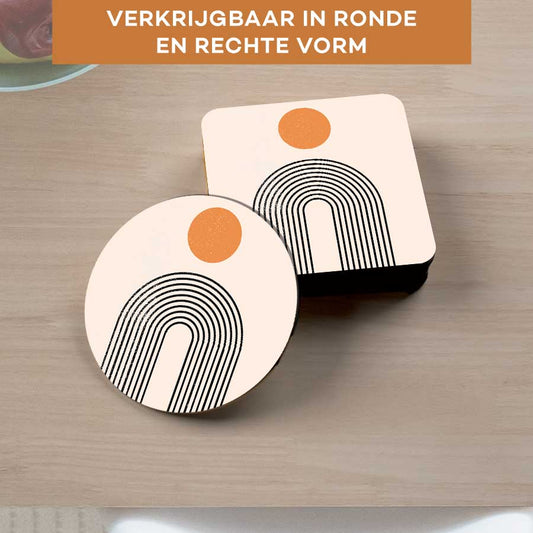 Onderzetter - Boho Regenboog