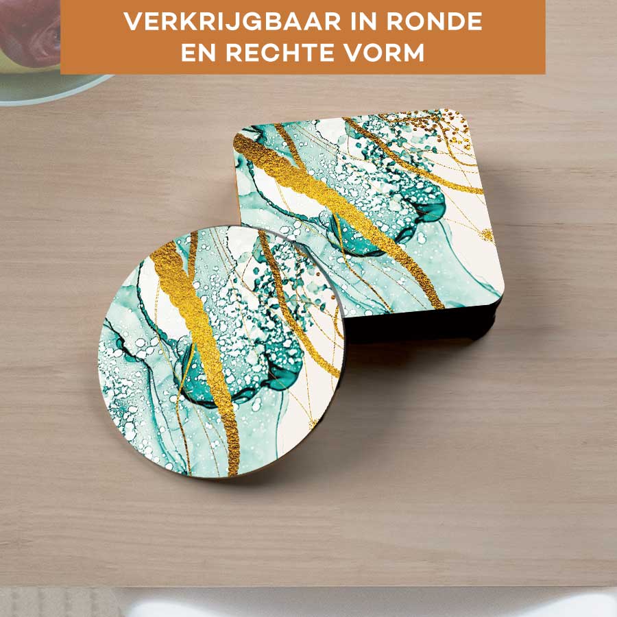 Onderzetter - Abstracte lucht