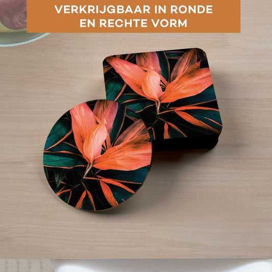 Onderzetter - Tropische bloem