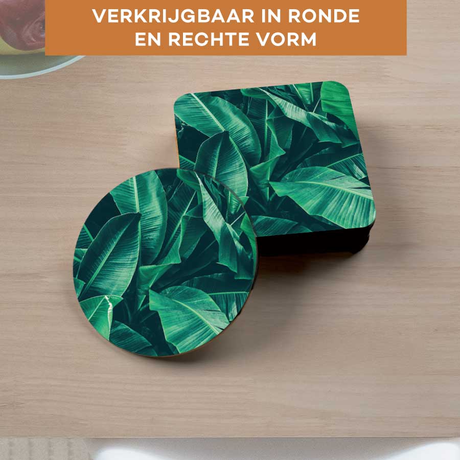 Onderzetter - Tropische bladeren