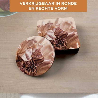 Onderzetter - Gedroogde chrysant