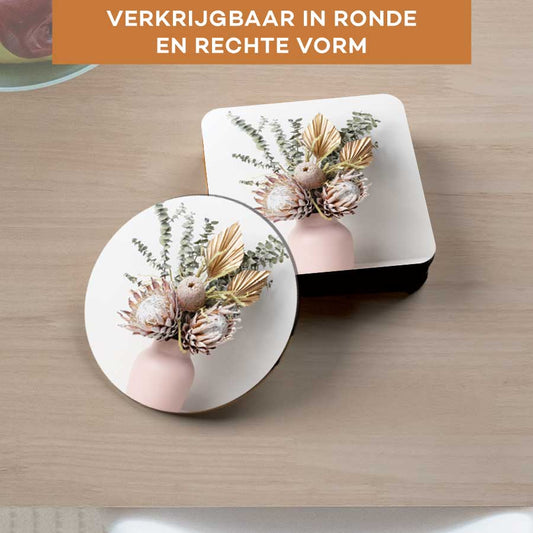 Onderzetter - Gedroogde bloemen
