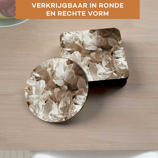 Onderzetter - Witte lila