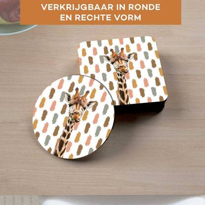 Onderzetter - Funny giraf vlekken