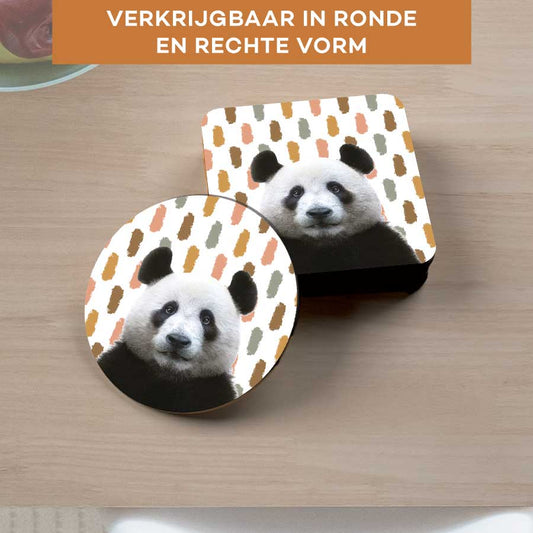 Onderzetter - Funny panda vlekken