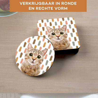 Onderzetter - Funny kat vlekken