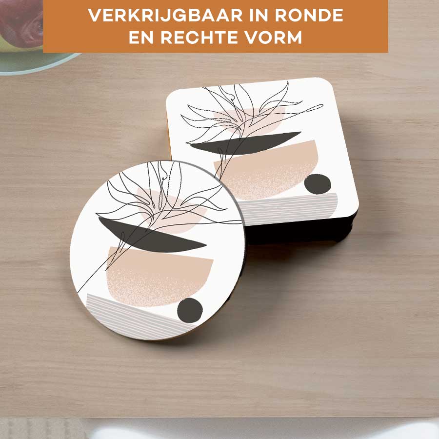 Onderzetter - Noordse bloem