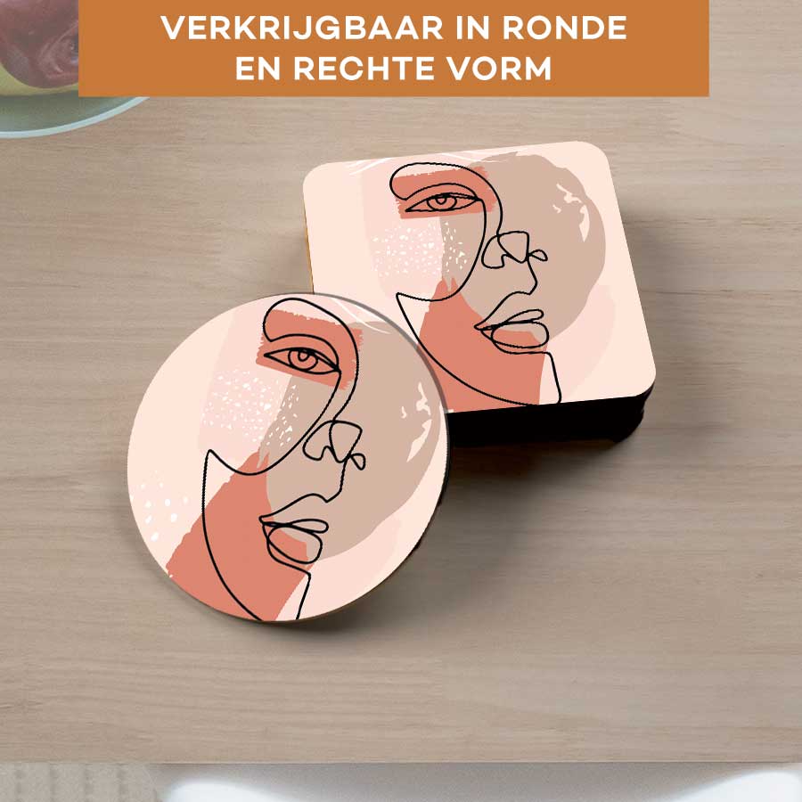 Onderzetter - Gezicht in balans