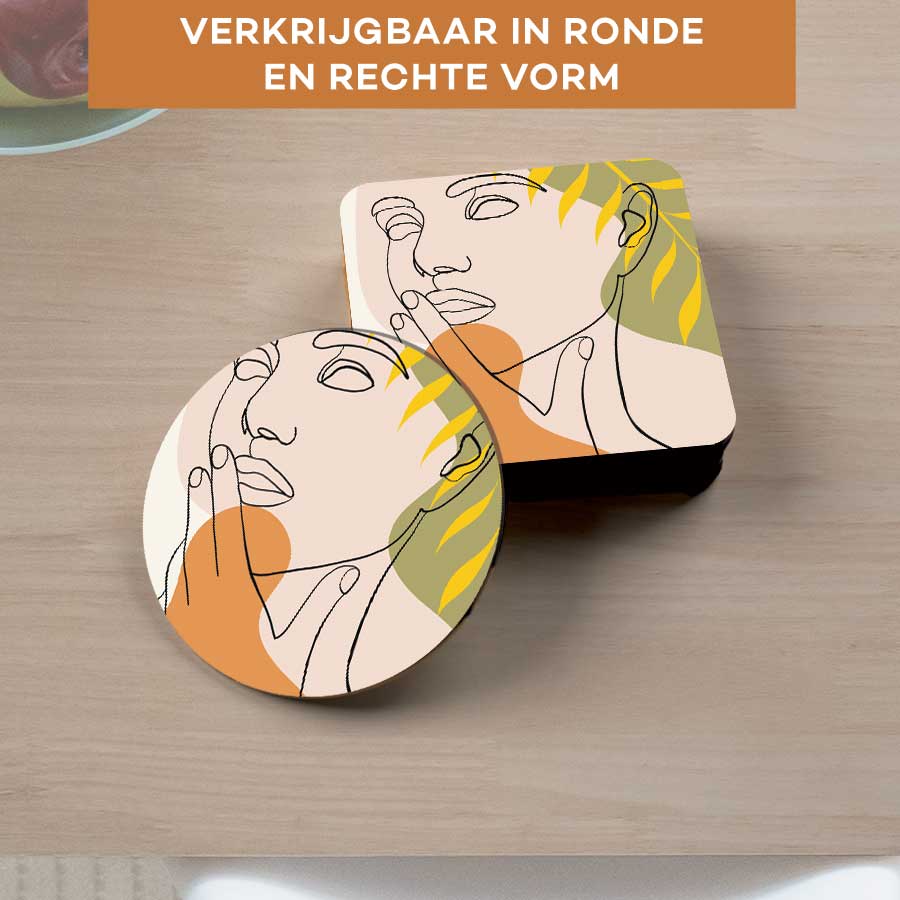 Onderzetter - Gracieuze vrouw