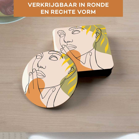 Onderzetter - Gracieuze vrouw