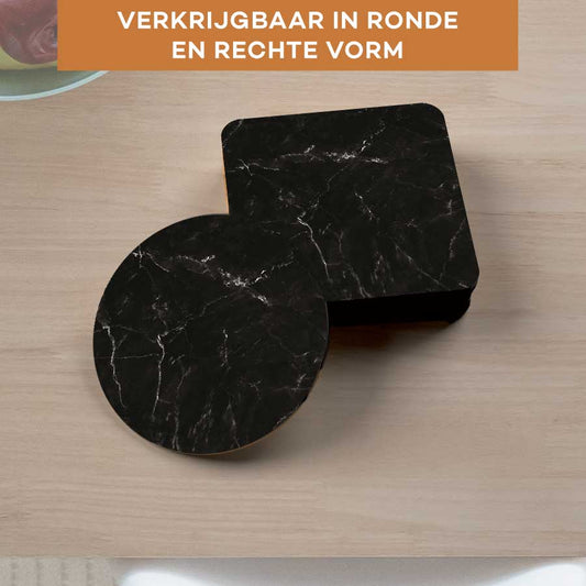 Onderzetter - Marmer Zwart