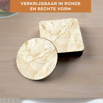Onderzetter - Marmer Beige
