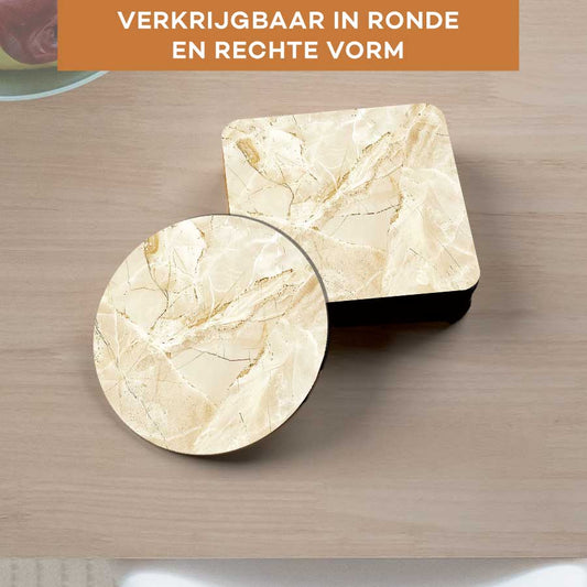 Onderzetter - Marmer Beige