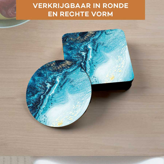 Onderzetter - Marmer Oceaan