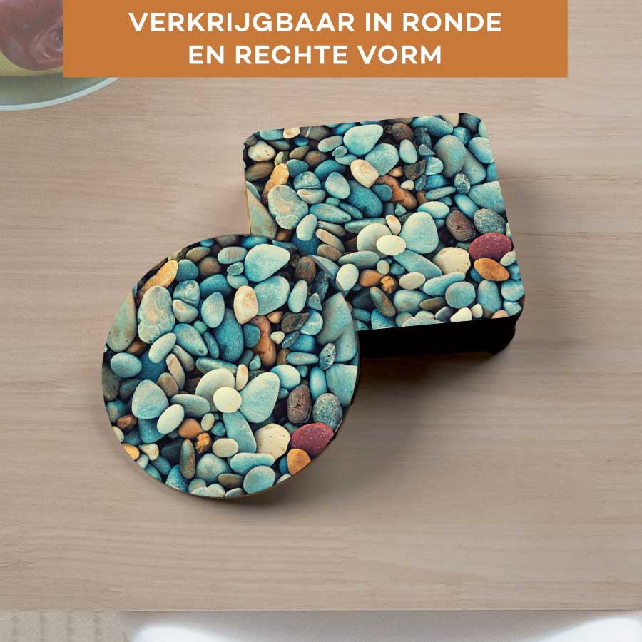 Onderzetter - Stenen strand